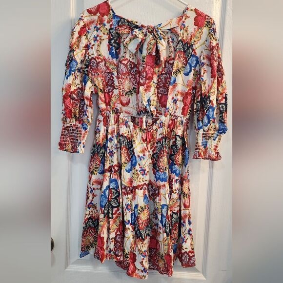 NWT MISA Los Angeles Honor Floral Mini Dress Size XS - Picture 5 of 8